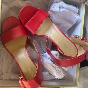 Michael Kors Bold Red Sandals
